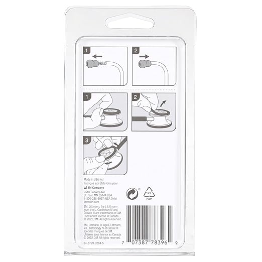 Littmann Stethoscope Spare Parts Kit - Black (Classic III, Cardiology IV)